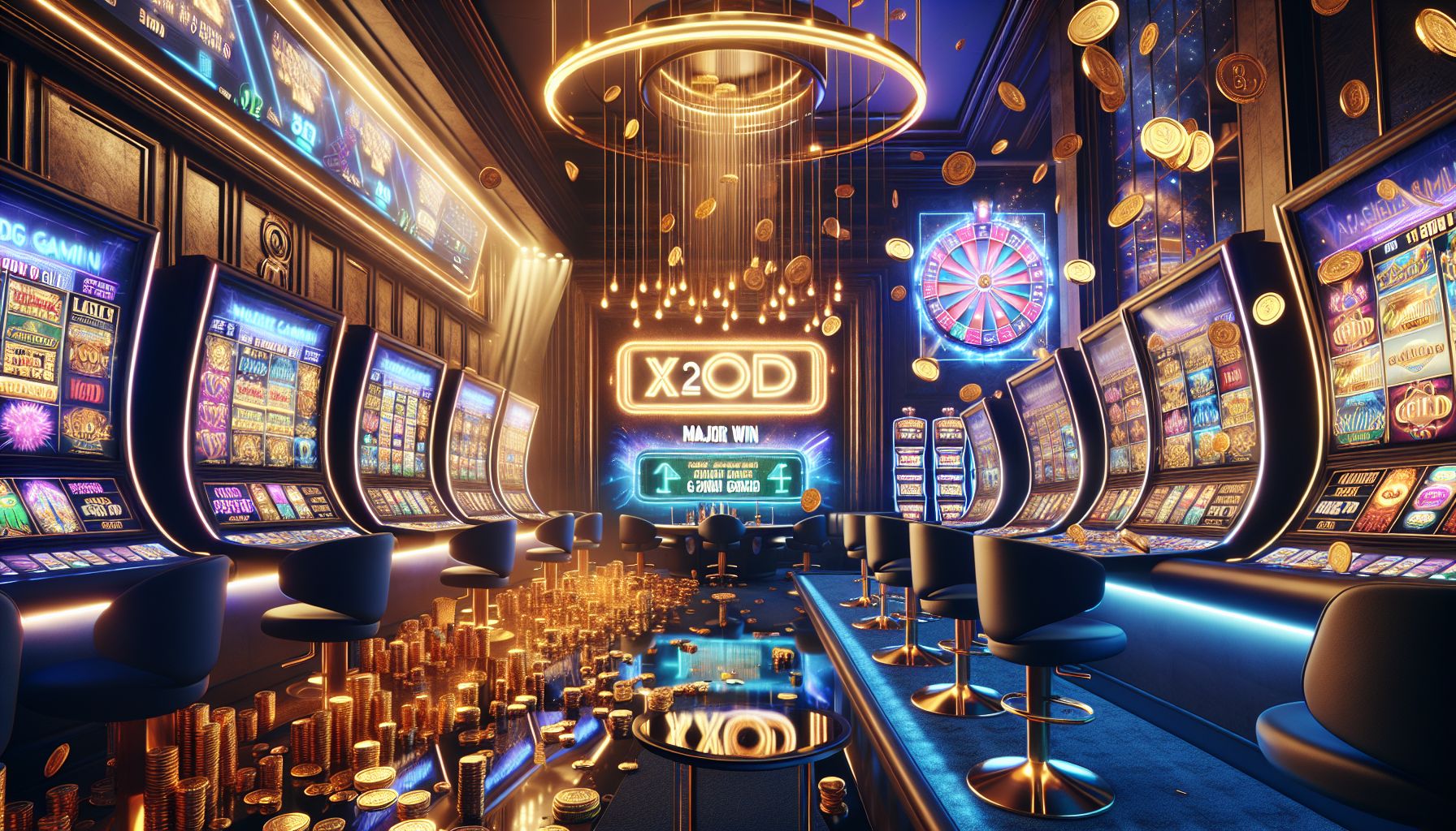 Premium online casino pokies collection with bright reels, gold coins, and jackpot visuals for Australian players